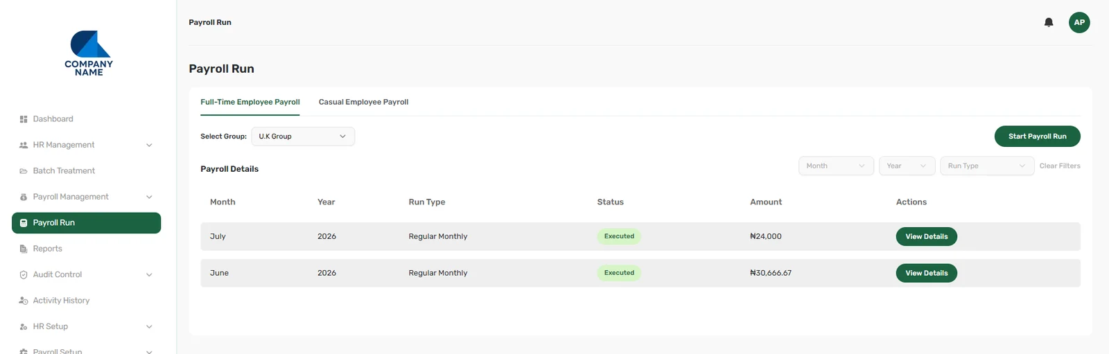 LTHRM interface
